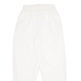 MIKE DAVIS Womens Track Pants White Tapered M W22 L29