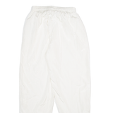 MIKE DAVIS Womens Track Pants White Tapered M W22 L29