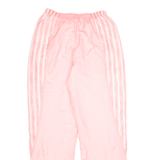 ADIDAS Womens Track Pants Pink Tapered M W26 L30