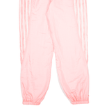 ADIDAS Womens Track Pants Pink Tapered M W26 L30