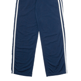 ADIDAS Boys Track Pants Blue Straight L W24 L30
