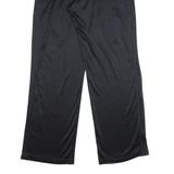 ADIDAS Womens Track Pants Black Straight UK 18 W32 L31