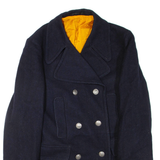 Womens Overcoat Coat Blue M