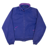 SIERRA SPORT Womens Fleece Jacket Purple XL