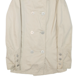 ARMANI JEANS Womens Trench Jacket Beige UK 8