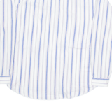 LERROS Mens Shirt White Striped Long Sleeve M