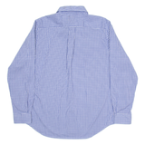 NAUTICA Mens Shirt Blue Check Long Sleeve L