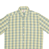LEE COOPER Mens Shirt Green Check L