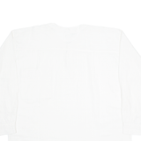 DONATELLA Mens Plain Shirt White Long Sleeve L