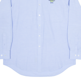 HARD ROCK CAFE Beijing Mens Plain Shirt Blue Long Sleeve L