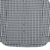 TOMMY HILFIGER Mens Shirt Black Check Long Sleeve XL