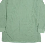 TERLENKA Mens Plain Shirt Green Long Sleeve L