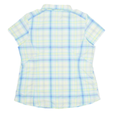 COLUMBIA Womens Shirt Blue Check XL