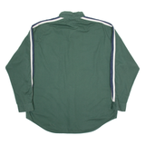 TOMMY HILFIGER Mens Plain Shirt Green Long Sleeve XL