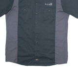 DICKIES Workwear Mens Plain Shirt Black L