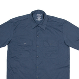 DICKIES Workwear Mens Plain Shirt Blue M