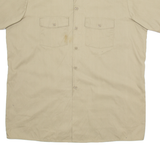 DICKIES Workwear Mens Plain Shirt Brown XL