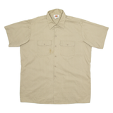 DICKIES Workwear Mens Plain Shirt Brown XL