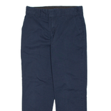 DICKIES Chino Mens Trousers Blue Regular Straight W30 L28