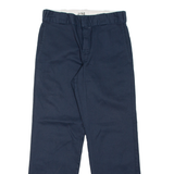 DICKIES Chino Mens Trousers Blue Regular Straight W30 L29