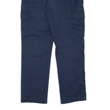 DICKIES Cargo Mens Trousers Blue Slim Straight W32 L30