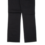 DICKIES Mens Trousers Black Regular Straight W34 L31