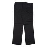 DICKIES Mens Trousers Black Regular Straight W34 L31