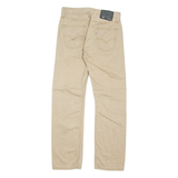 LEVI'S 514 Mens Trousers Beige Regular Tapered W28 L30