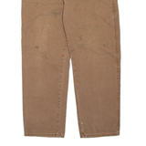DICKIES Mens Trousers Brown Regular Straight W36 L29