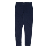 KANGOL Mens Trousers Blue Regular Tapered W28 L32
