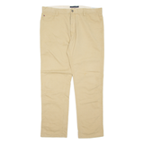 TOMMY HILFIGER Mens Trousers Beige Regular Straight W36 L32