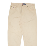 CHAPS Mens Trousers Beige Regular Straight W36 L32