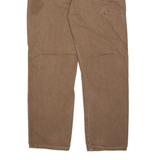 DICKIES Mens Trousers Brown Regular Straight W38 L32