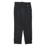DICKIES Chino Mens Trousers Black Regular Straight W30 L30