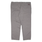 DICKIES Chino Mens Trousers Grey Relaxed Straight W74 L29