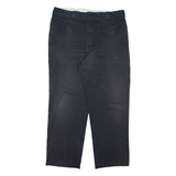 DICKIES Chino Mens Trousers Black Regular Straight W36 L28