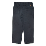 DICKIES Chino Mens Trousers Black Regular Straight W36 L28