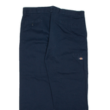 DICKIES Chino Mens Trousers Blue Relaxed Straight W38 L31