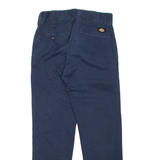 DICKIES Chino Mens Trousers Blue Slim Tapered W26 L28
