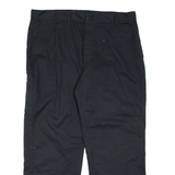 DICKIES Mens Trousers Black Regular Straight W38 L30