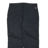 DICKIES Mens Trousers Black Regular Straight W38 L30