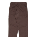 DICKIES Chino Mens Trousers Brown Regular Tapered W29 L32
