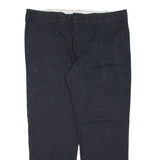 DICKIES Chino Mens Trousers Black Slim Straight W40 L29