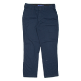DICKIES Mens Trousers Blue Regular Straight W32 L29