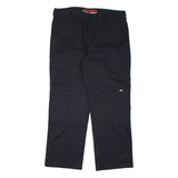 DICKIES Chino Mens Trousers Black Regular Straight W36 L30