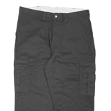 DICKIES Cargo Mens Trousers Grey Regular Straight W38 L25