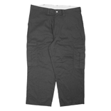 DICKIES Cargo Mens Trousers Grey Regular Straight W38 L25