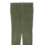 TOMMY HILFIGER Chino Womens Trousers Green Slim Tapered W28 L28