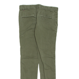 TOMMY HILFIGER Chino Womens Trousers Green Slim Tapered W28 L28