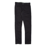 DICKIES Chino Mens Trousers Black Regular Tapered W30 L33